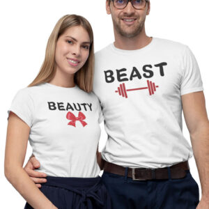 Beauty Beast Couple Love T-Shirt – DK