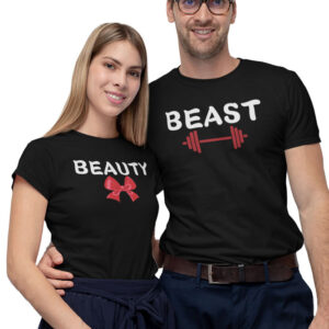Beauty Beast Couple Love T-Shirt - LT