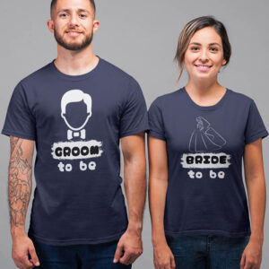 Groom to be, Bride to be Valentine Couples T-Shirt - LT