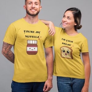 I'm your Bread, You're my Nutella Valentine Couples T-Shirt - DK
