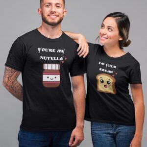 I'm your Bread, You're my Nutella Valentine Couples T-Shirt - LT