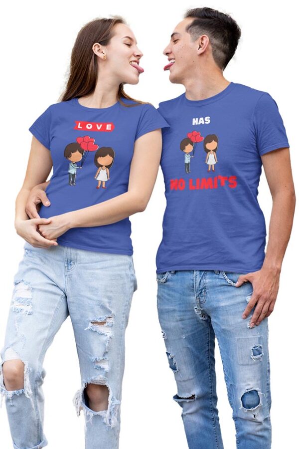 Love has No Limits Valentine Couples T-Shirt - LT - Image 6