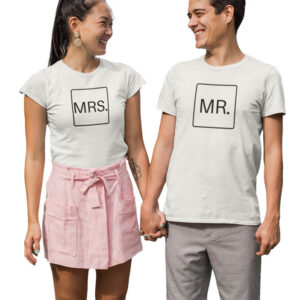MR & MRS Valentine Couples T-Shirt - DK