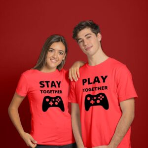 Stay Together Play Together Valentine Couples T-Shirt - DK