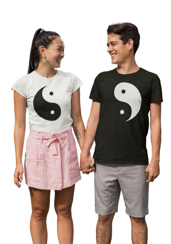 Yin and Yang Valentine Couple T-Shirt