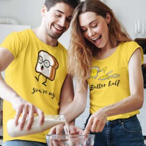 You're my Butter Half Valentine Couples T-Shirt DK
