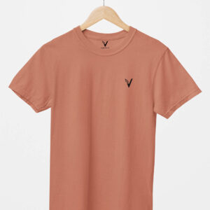 Copper Classic Plain Round Neck T-Shirt for Unisex