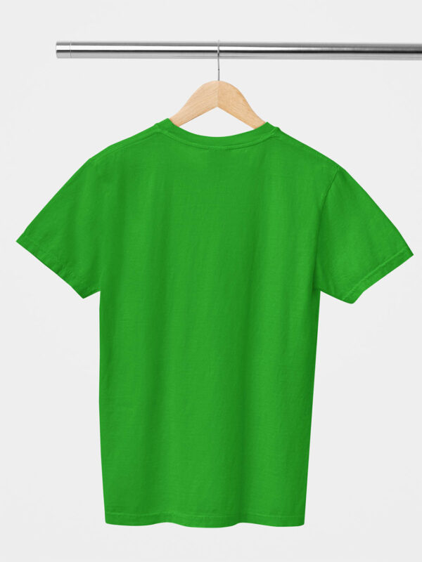 Flag Green Classic Plain Round Neck T-Shirt for Unisex - Image 2
