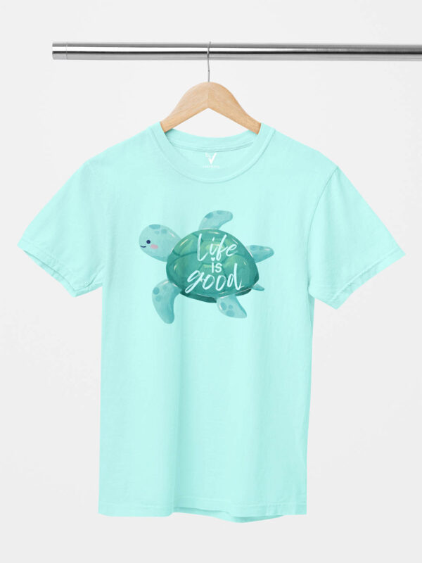 Life is Good Turtle Unisex T-Shirt - Image 2