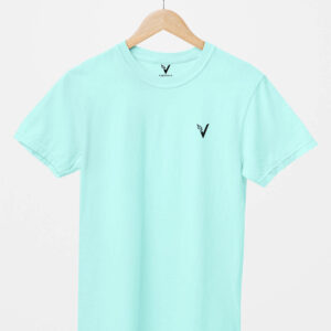 Mint Classic Plain Round Neck T-Shirt for Unisex