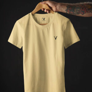 Beige Supima Premium Classic Unisex Cotton T-Shirt
