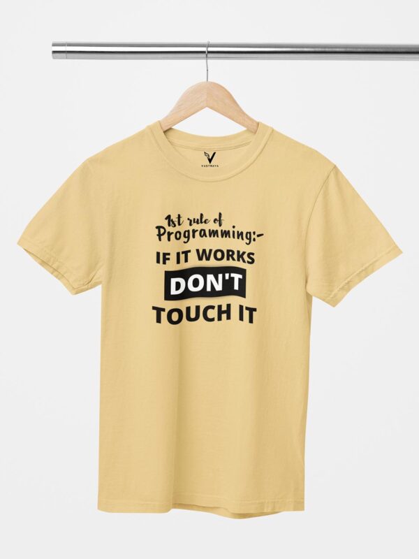 1st Rule of Programming Unisex T-Shirt - Image 7