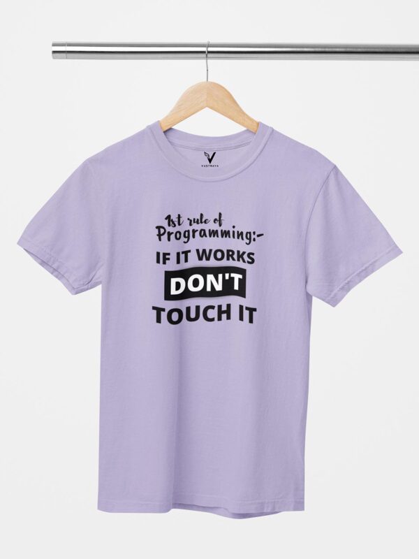 1st Rule of Programming Unisex T-Shirt - Image 11