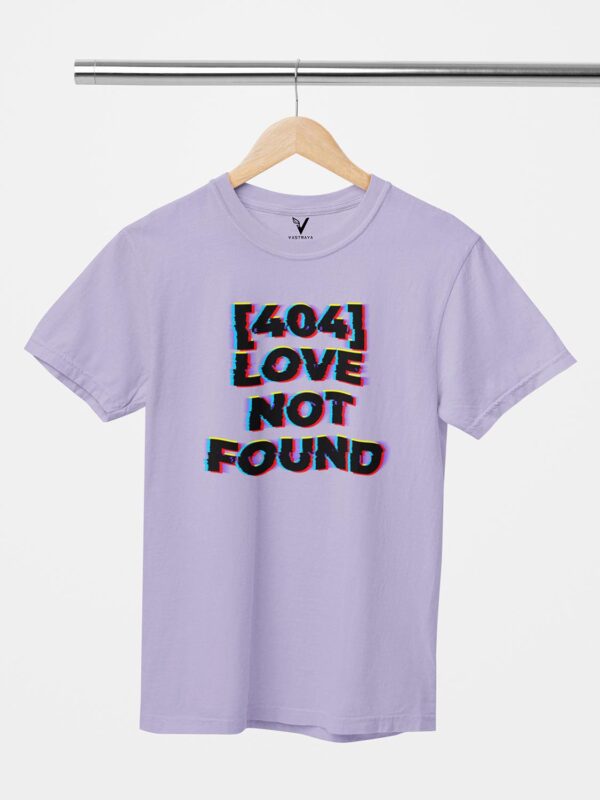 404 Error Love Not Found Unisex T-Shirt - Image 7