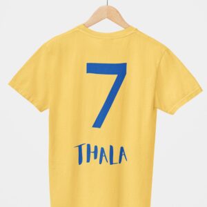 Thala Dhoni 7 Unisex T-Shirt (Back Printed)