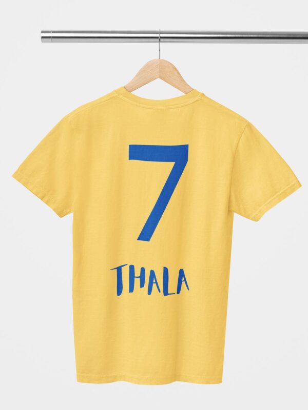 Thala Dhoni 7 Unisex T-Shirt (Back Printed)