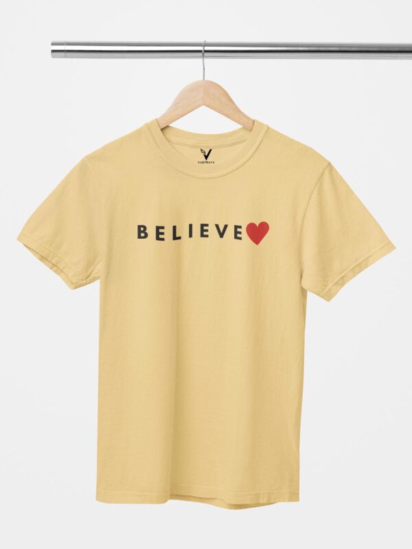 Believe Heart Unisex T-Shirt - Image 2