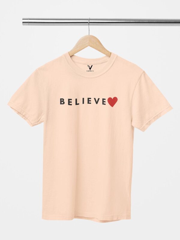 Believe Heart Unisex T-Shirt - Image 7