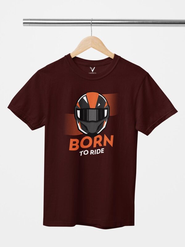 Born To Ride Design Printed Unisex T-Shirt