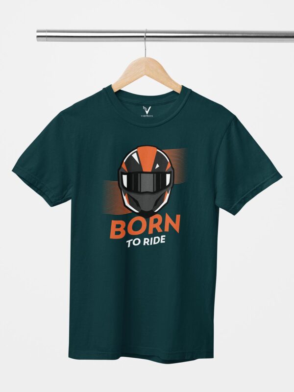 Born To Ride Design Printed Unisex T-Shirt - Image 3