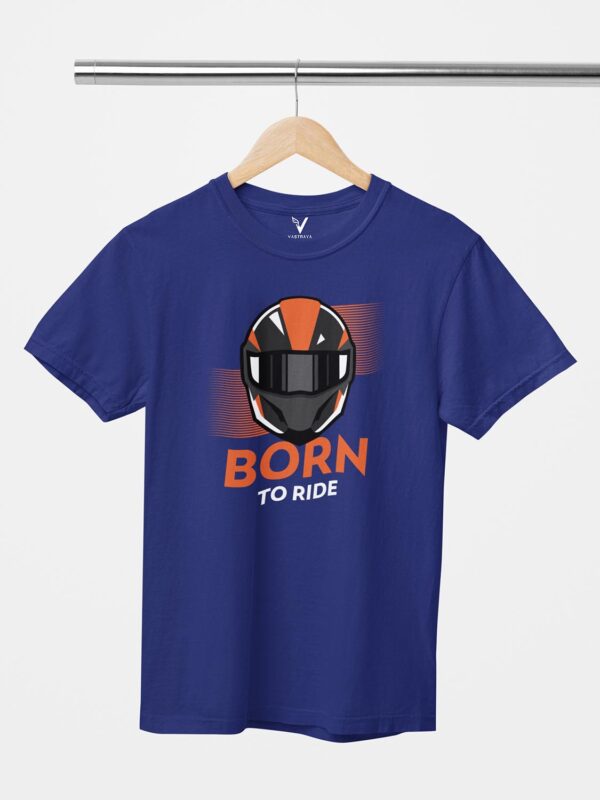 Born To Ride Design Printed Unisex T-Shirt - Image 5