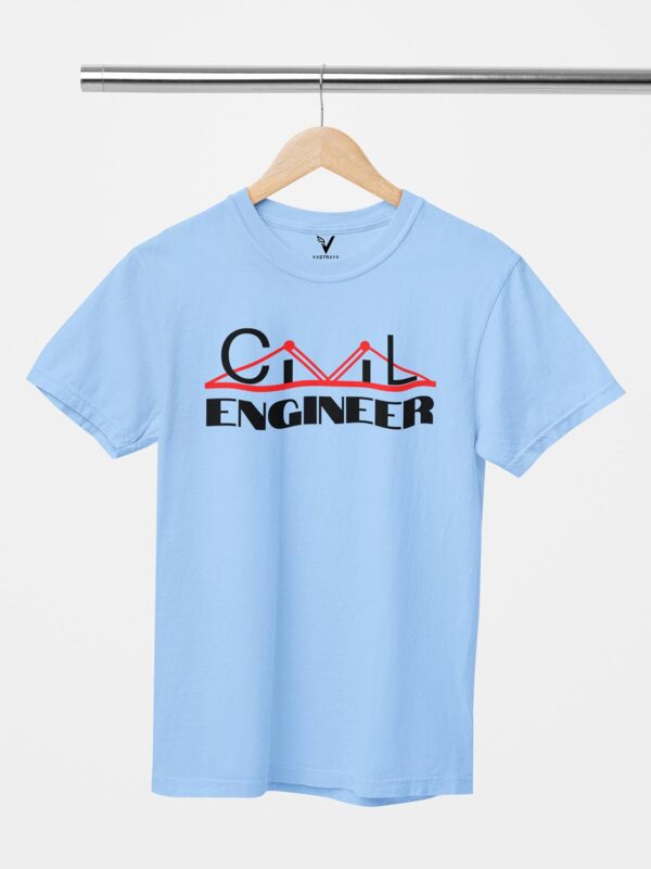 Civil Engineer Design Printed Unisex T-Shirt - Image 8