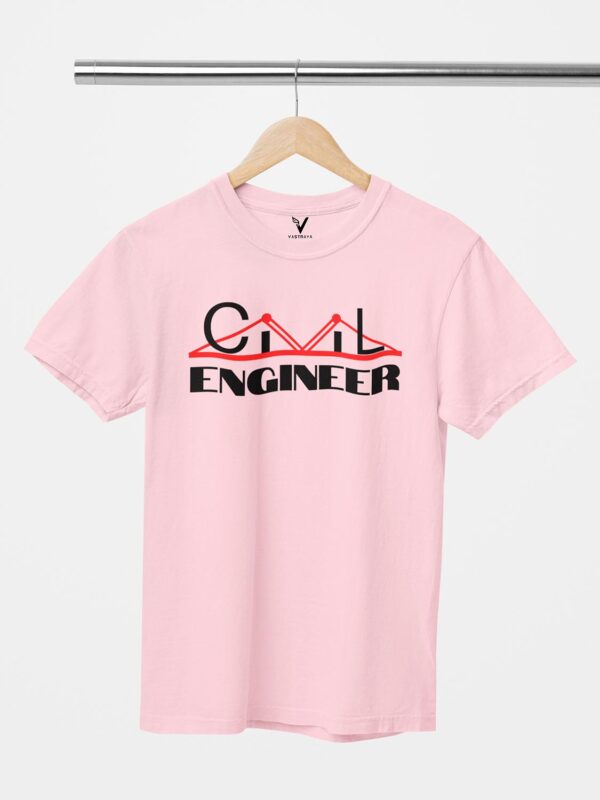 Civil Engineer Design Printed Unisex T-Shirt - Image 9
