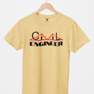 Civil Engineer Design Printed Unisex T-Shirt