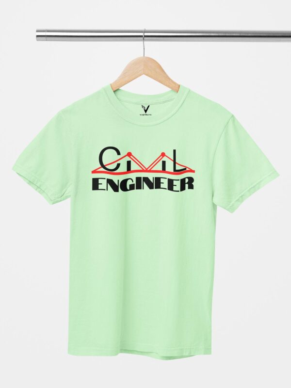 Civil Engineer Design Printed Unisex T-Shirt - Image 3