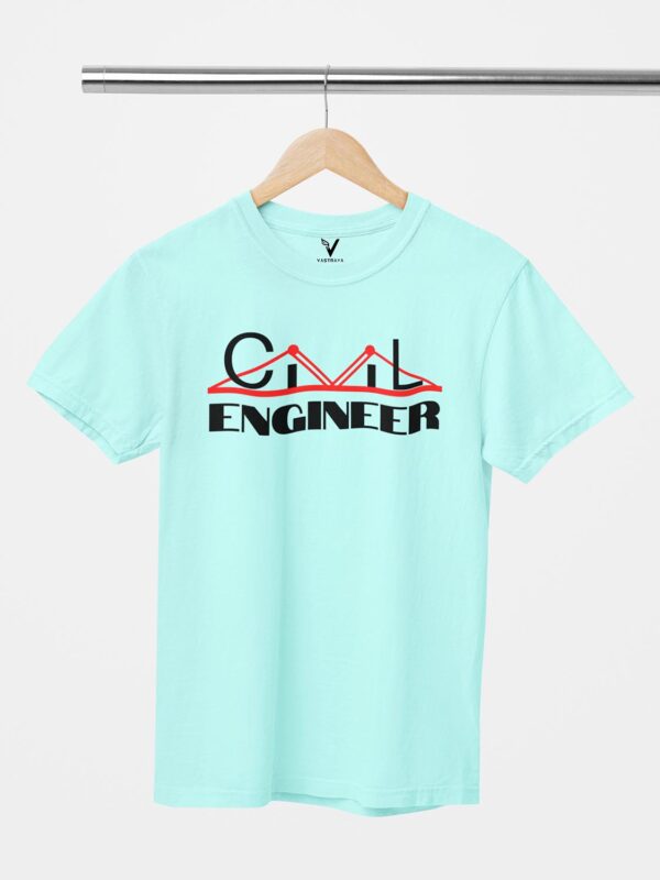 Civil Engineer Design Printed Unisex T-Shirt - Image 4