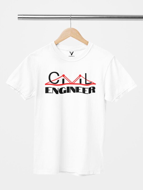 Civil Engineer Design Printed Unisex T-Shirt - Image 6