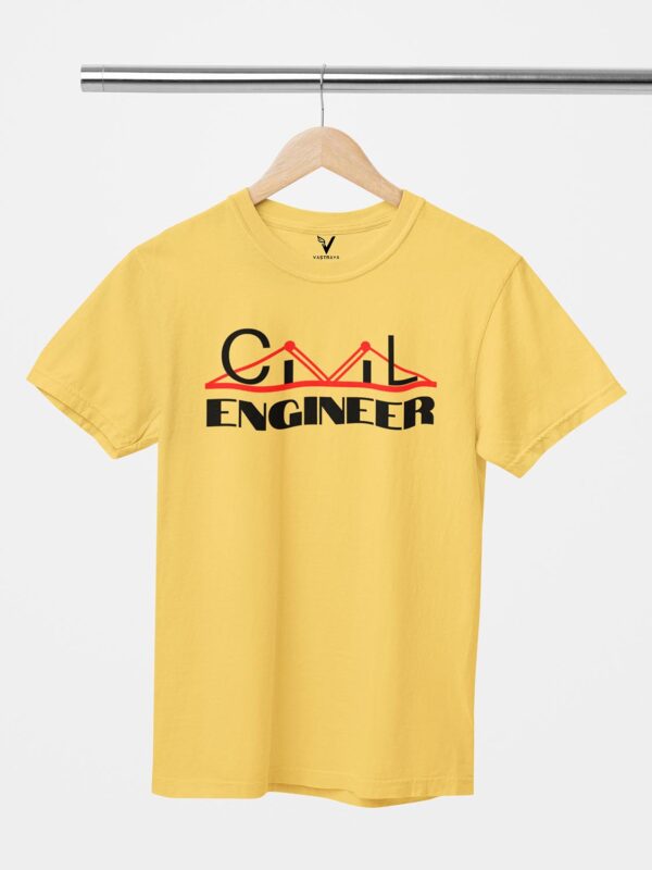 Civil Engineer Design Printed Unisex T-Shirt - Image 7