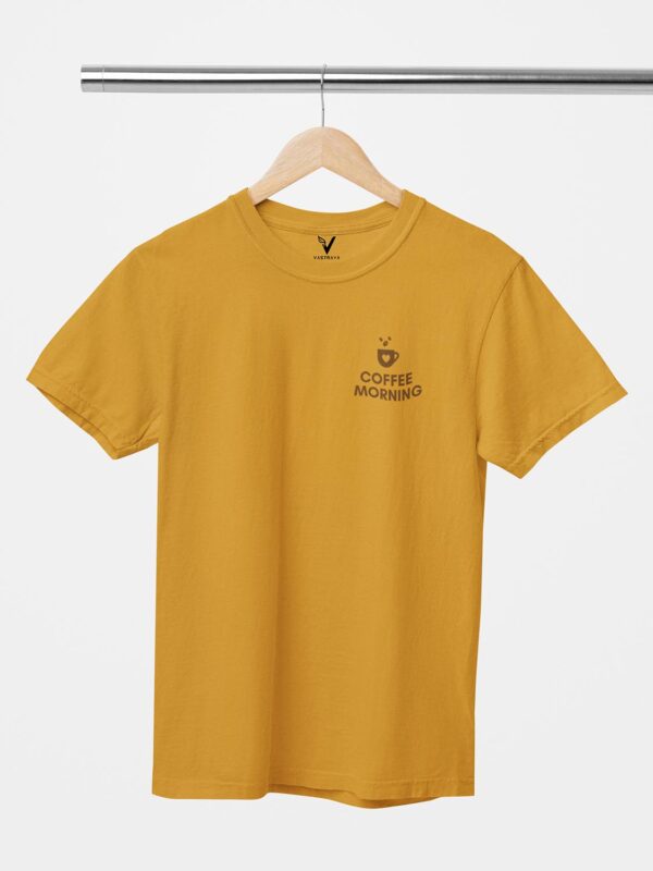 Coffee Morning Design Printed Unisex T-Shirt - Image 6