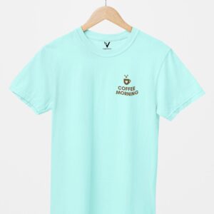 Coffee Morning Design Printed Unisex T-Shirt