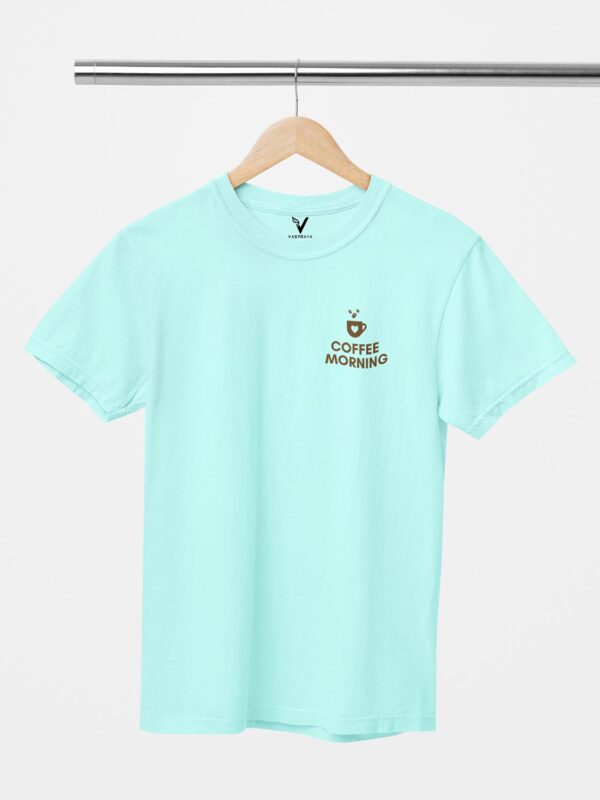 Coffee Morning Design Printed Unisex T-Shirt