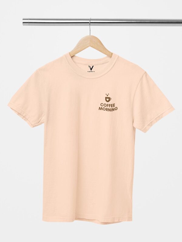 Coffee Morning Design Printed Unisex T-Shirt - Image 2