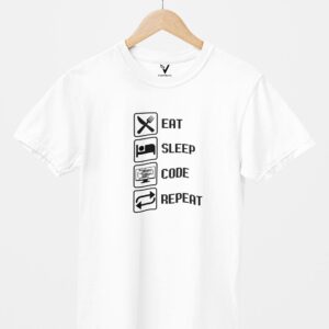 Eat Sleep Code Repeat Unisex T-Shirt