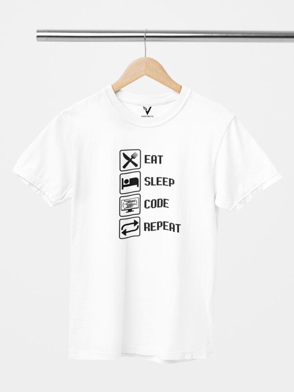 Eat Sleep Code Repeat Unisex T-Shirt