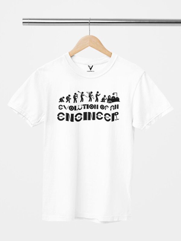 Evolution of an Engineer Design Printed Unisex T-Shirt - Image 4