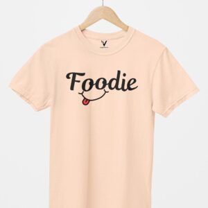 Foodie Lick Design Printed Unisex T-Shirt