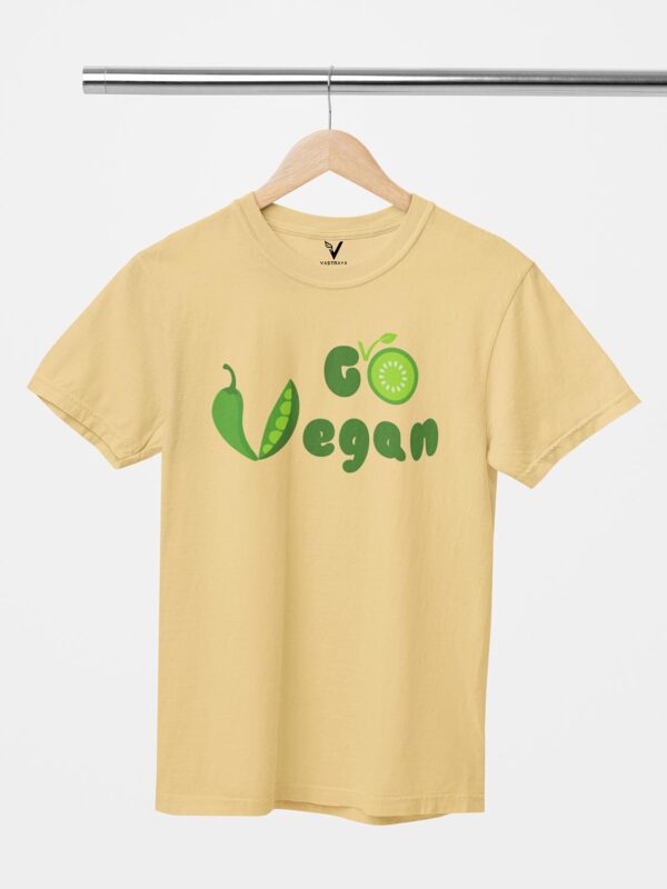 Go Vegan Design Printed Unisex T-Shirt - Image 10