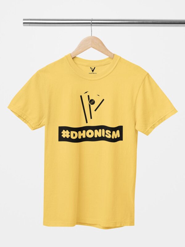 Hashtag Dhonism Wicket Keeper Stumping Unisex T-Shirt - Image 2