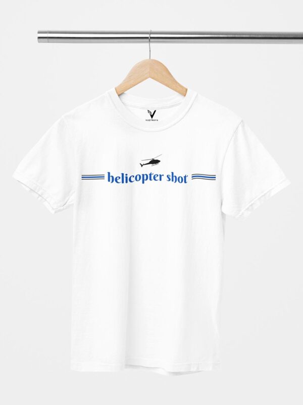 Helicopter Shot Dhoni Unisex T-Shirt - Image 2