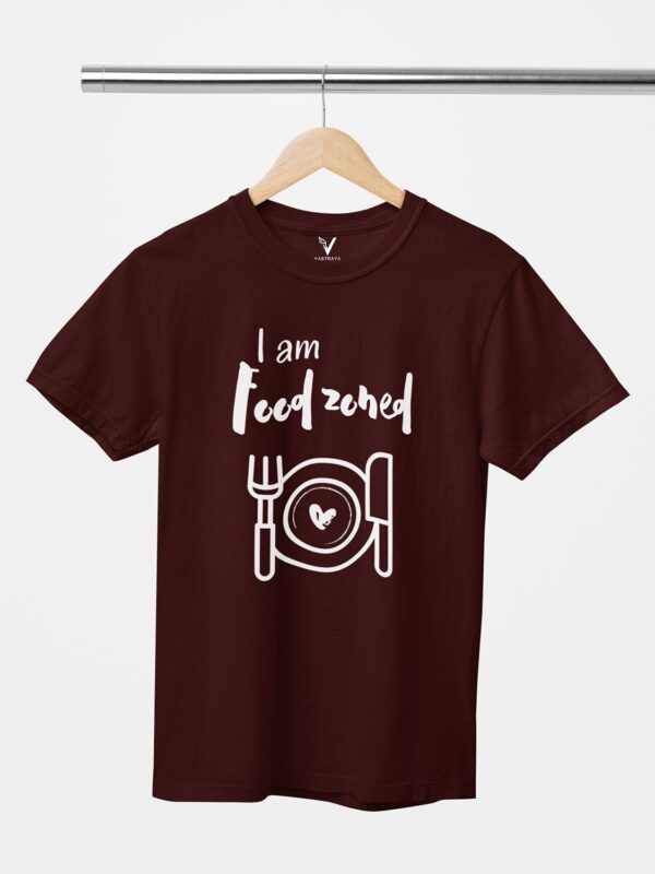 I'm Food Zoned Design Printed Unisex T-Shirt - Image 2