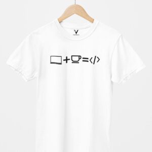 Laptop + Coffee = Code Unisex T-Shirt
