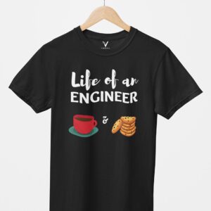 Life of an Engineer Design Printed Unisex T-Shirt
