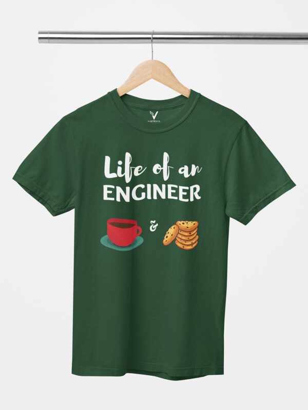 Life of an Engineer Design Printed Unisex T-Shirt - Image 2