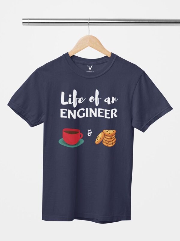 Life of an Engineer Design Printed Unisex T-Shirt - Image 4