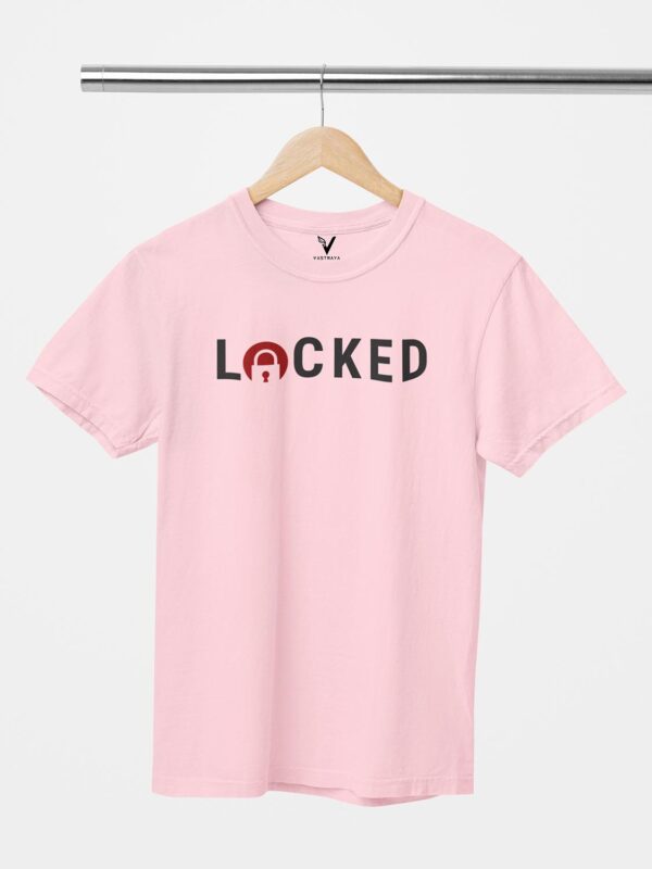 Locked Lock Unisex T-Shirt - Image 5