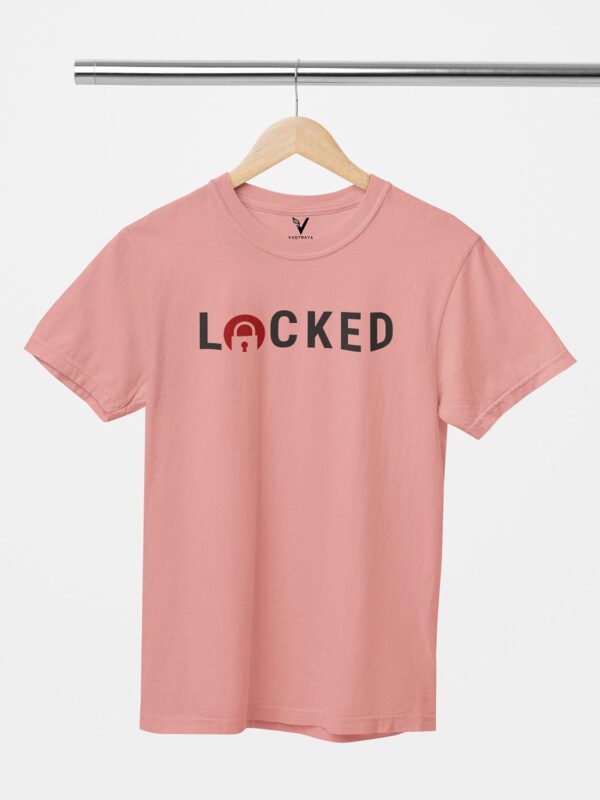 Locked Lock Unisex T-Shirt - Image 2